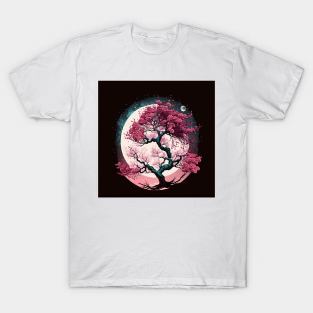 Tree of Life - Cherry Blossom T-Shirt by BeachBumPics